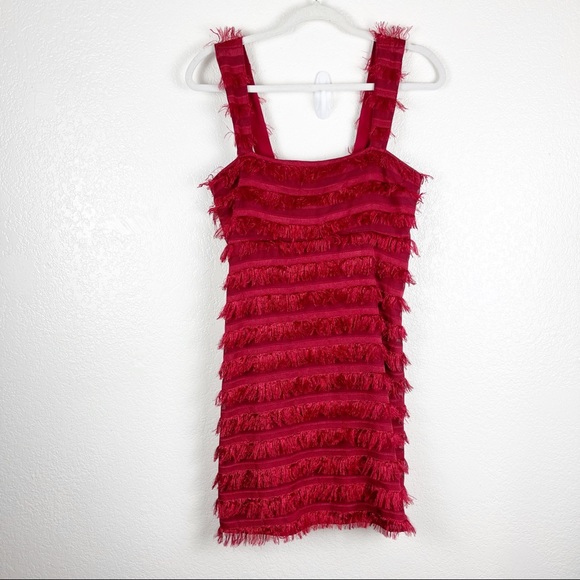 Show Me Your MuMu Dresses & Skirts - Show Me Your Mumu Party Fringe Ruby Mini Aria Dress Size Medium